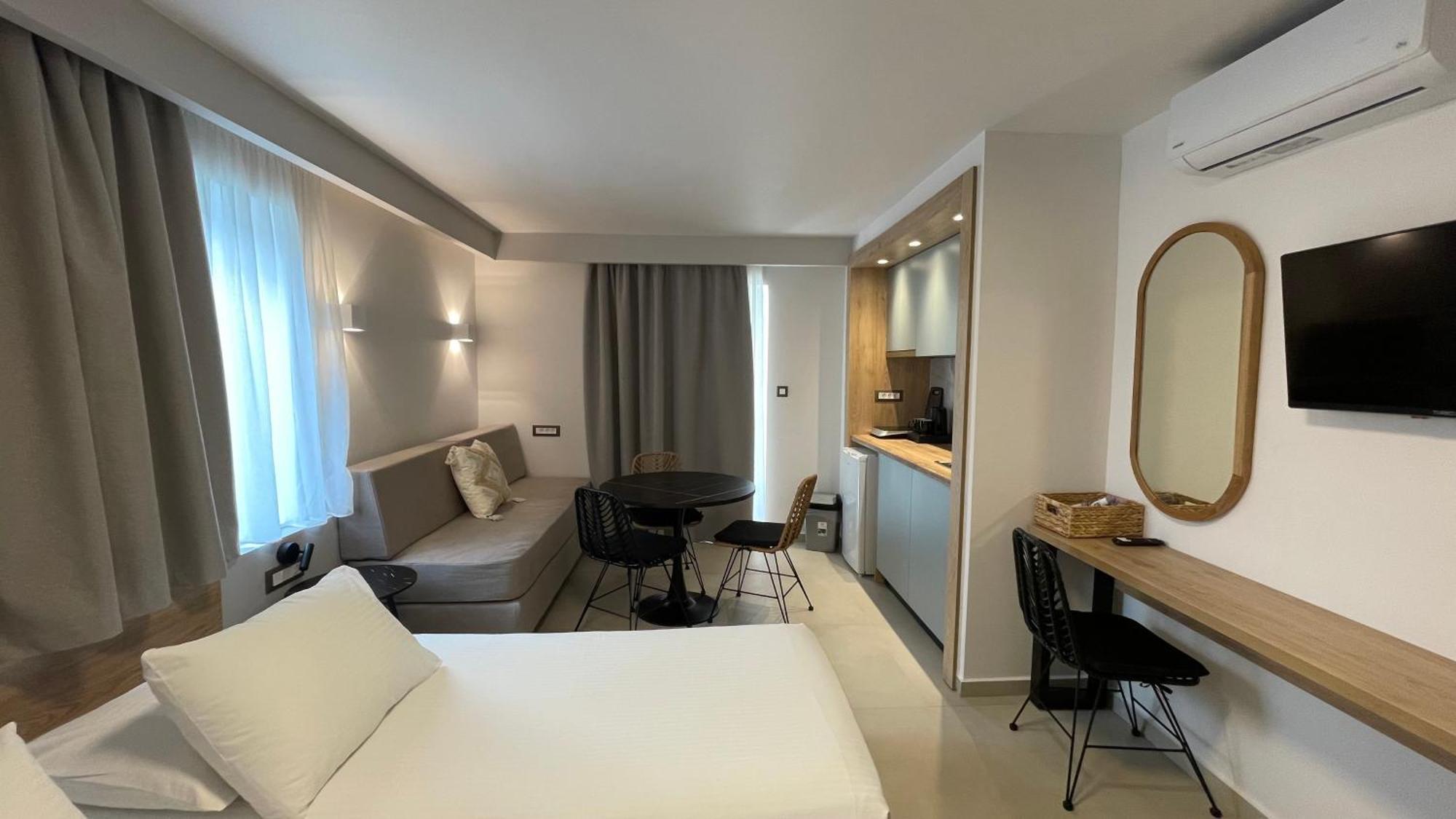 Alexia Beach Hotel Агия-Марина Экстерьер фото