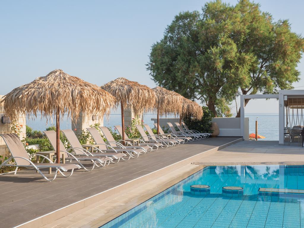 Alexia Beach Hotel Агия-Марина Экстерьер фото
